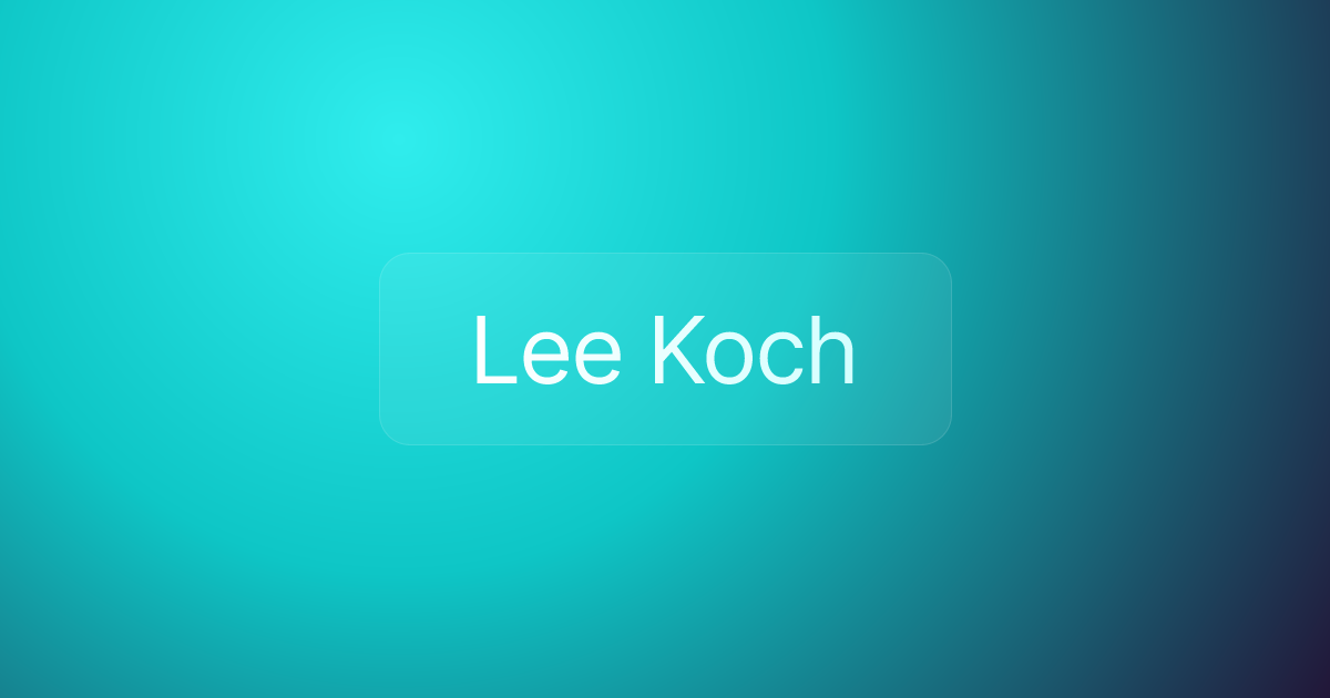 Lee Koch