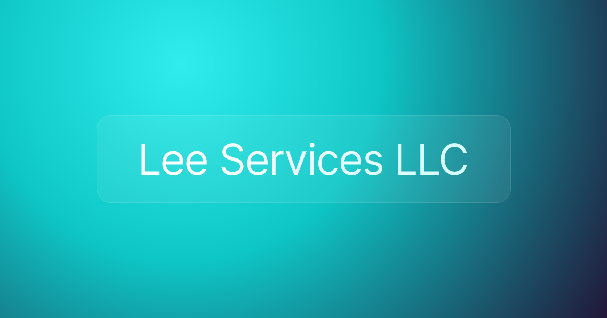 Lee Services LLC