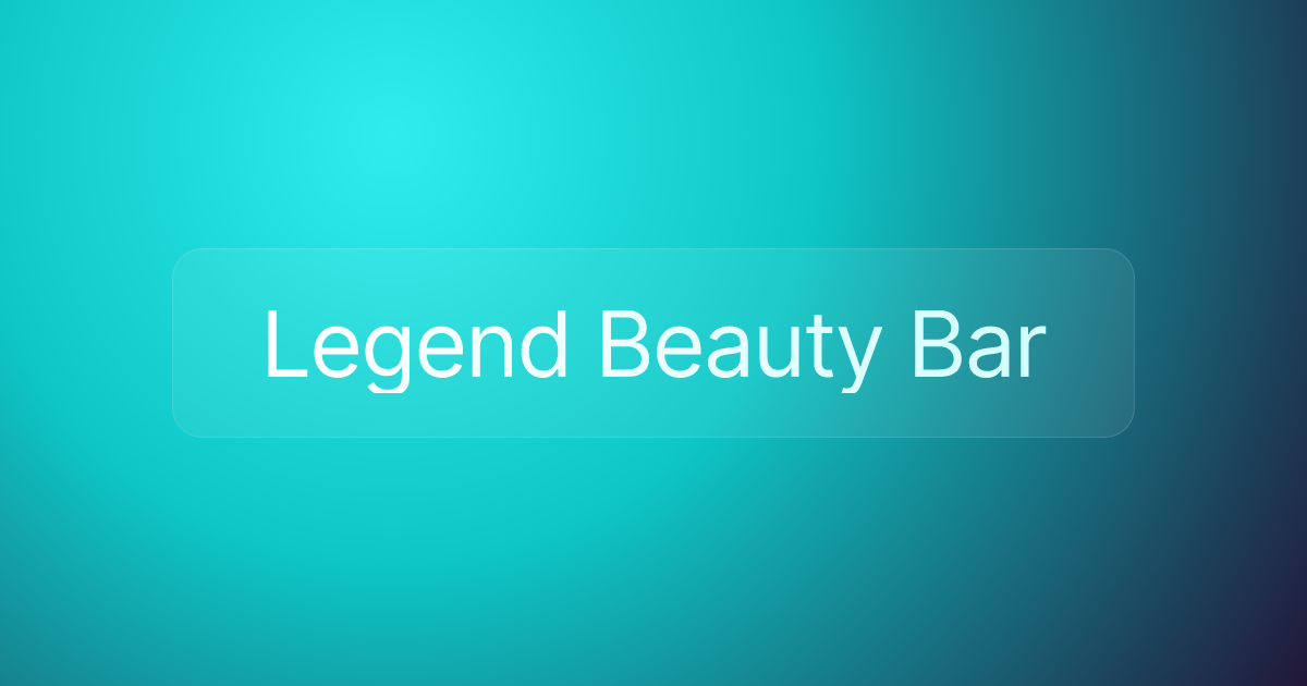 Legend Beauty Bar