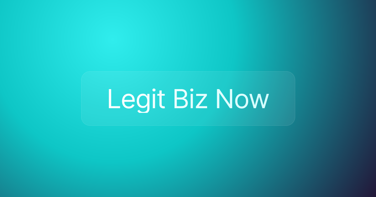 Legit Biz Now