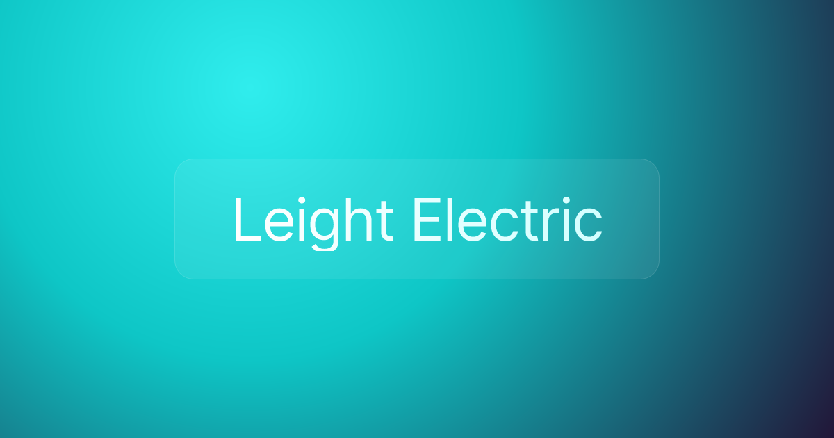 Leight Electric
