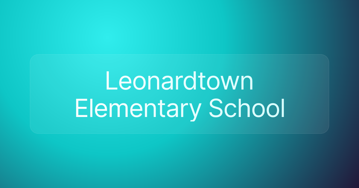 Leonardtown Elementary School