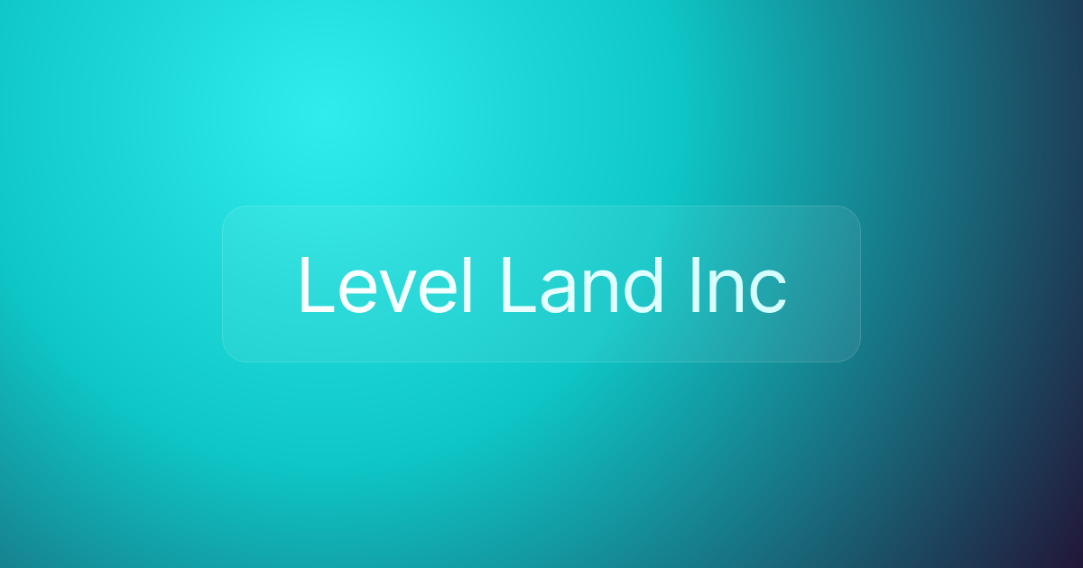 Level Land Inc