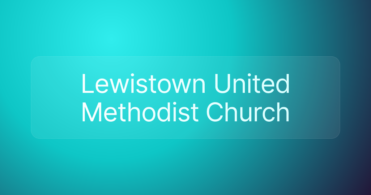 Lewistown United Methodist Church
