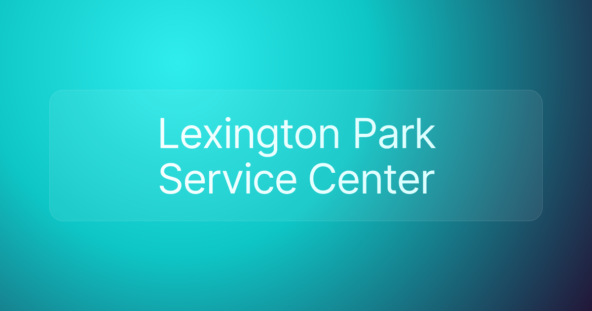 Lexington Park Service Center