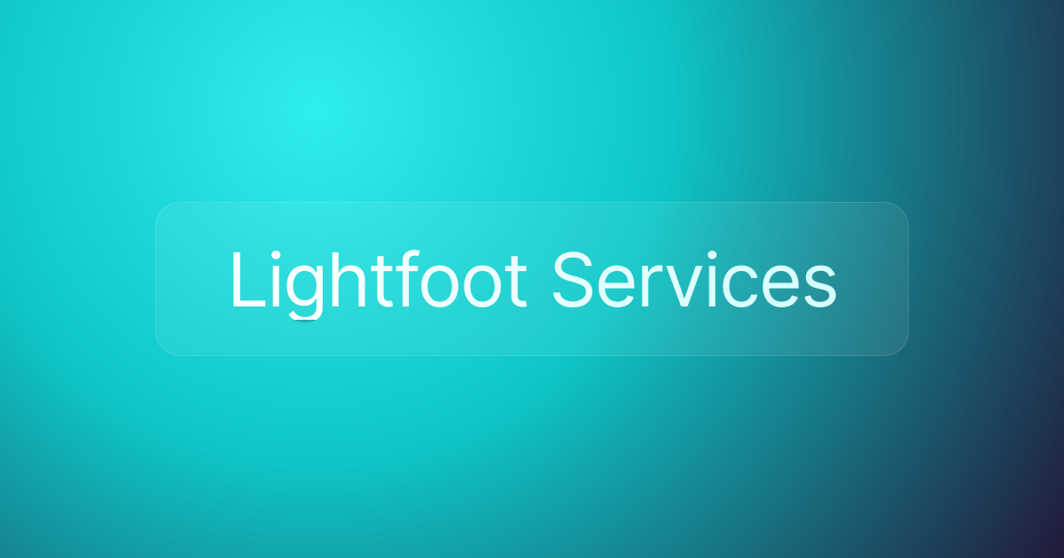 Lightfoot Services
