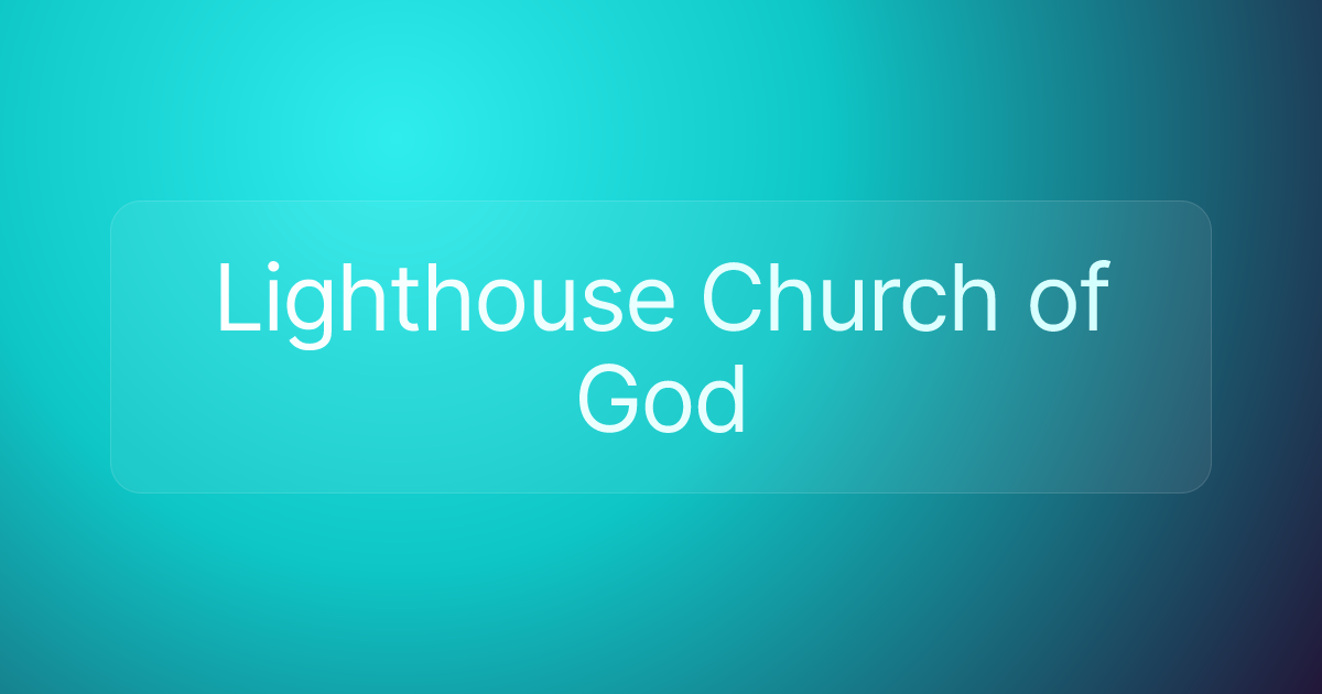Lighthouse Church of God
