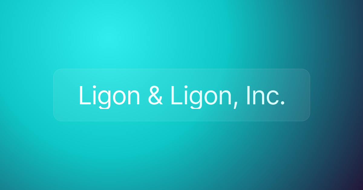 Ligon & Ligon, Inc.