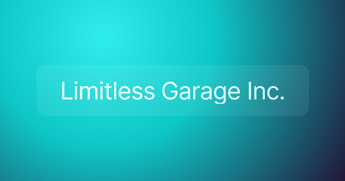 Limitless Garage Inc.