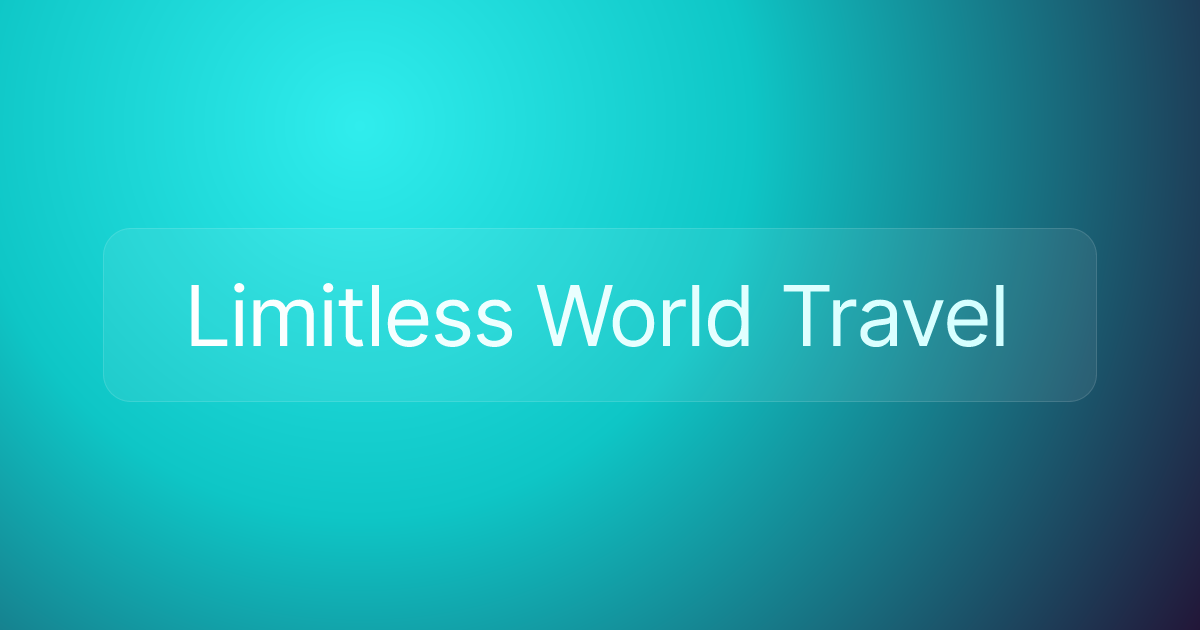 Limitless World Travel