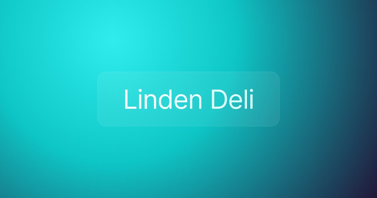 Linden Deli