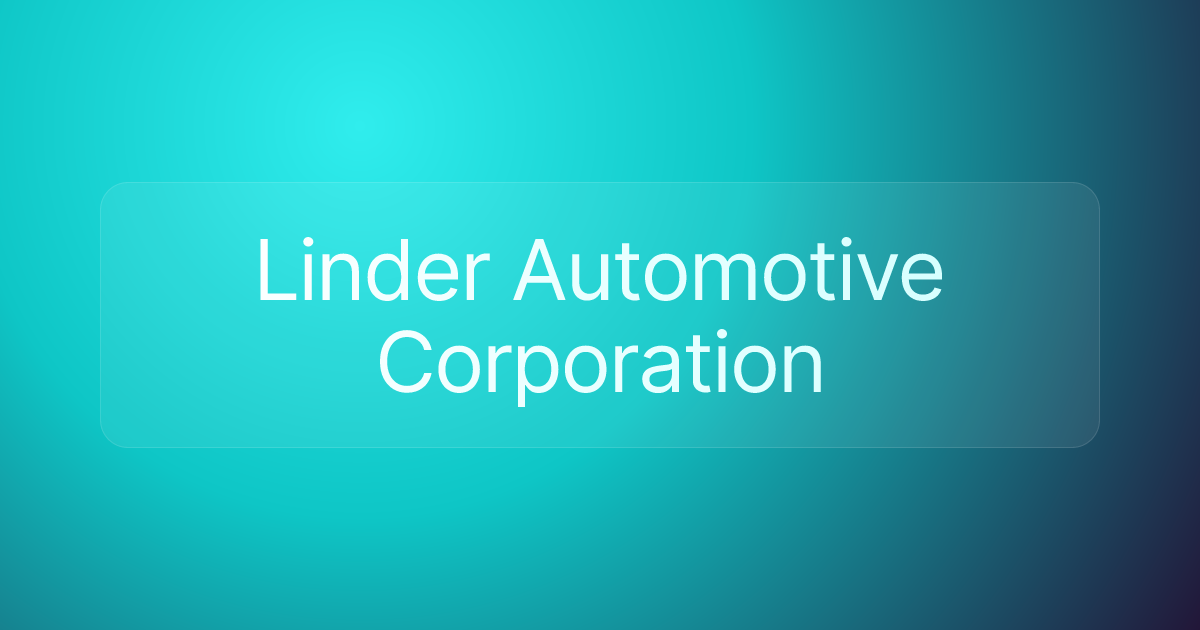 Linder Automotive Corporation