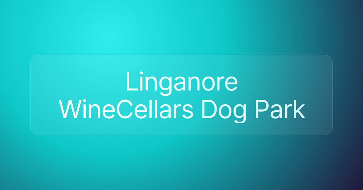 Linganore WineCellars Dog Park