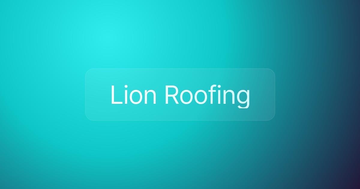Lion Roofing