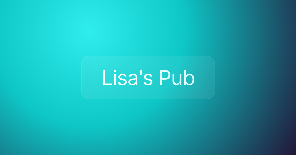 Lisa's Pub