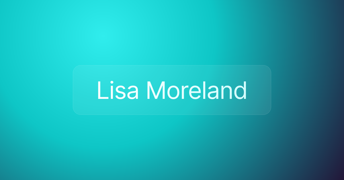 Lisa Moreland