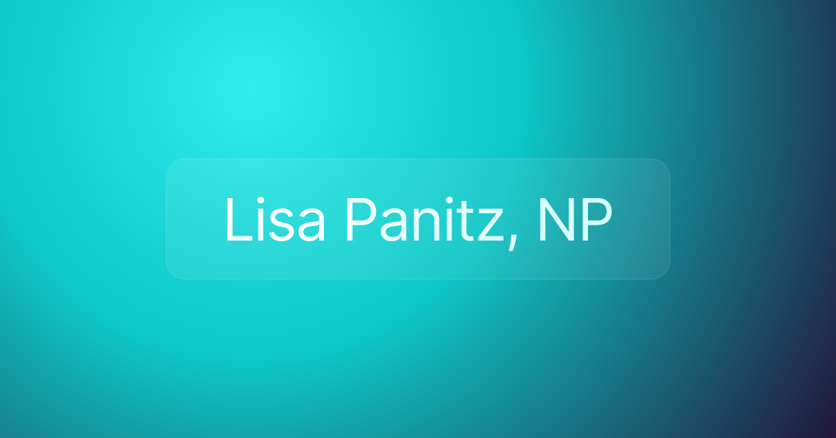 Lisa Panitz, NP