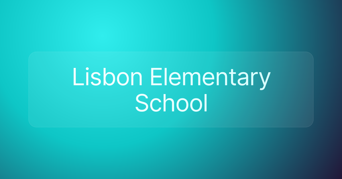 Lisbon Elementary School