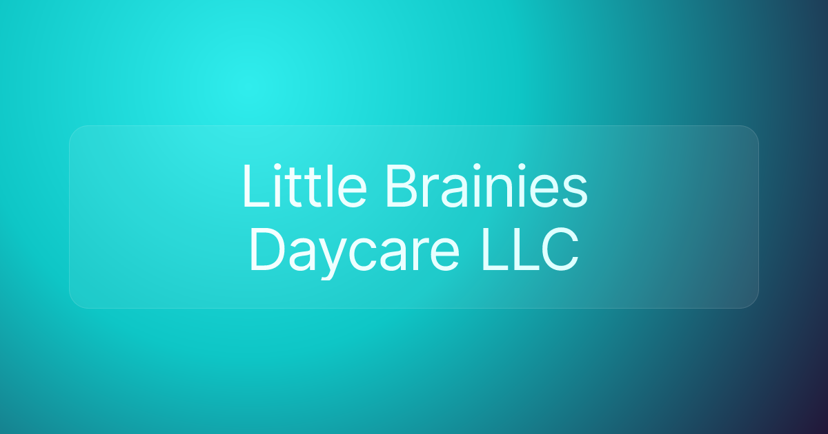 Little Brainies Daycare LLC