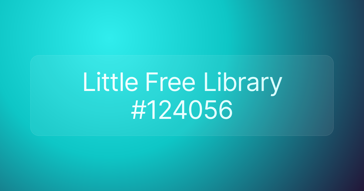 Little Free Library #124056