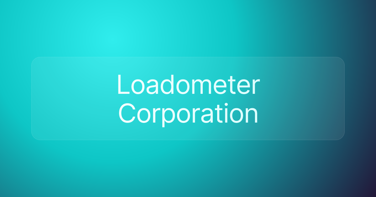 Loadometer Corporation