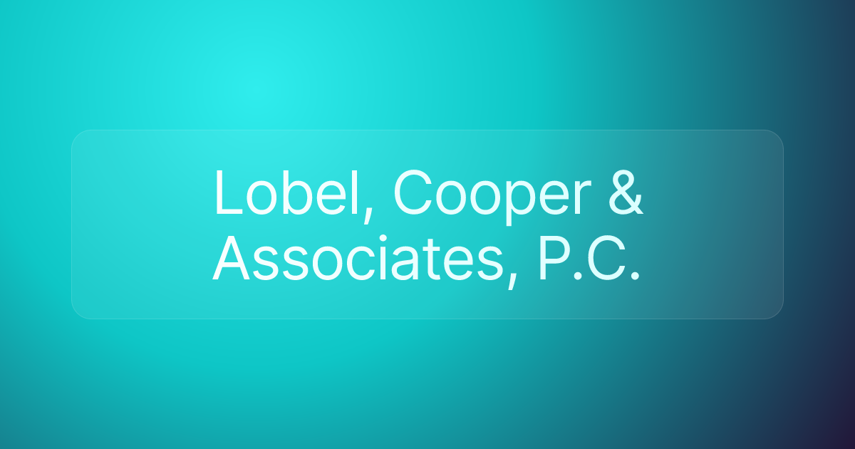 Lobel, Cooper & Associates, P.C.