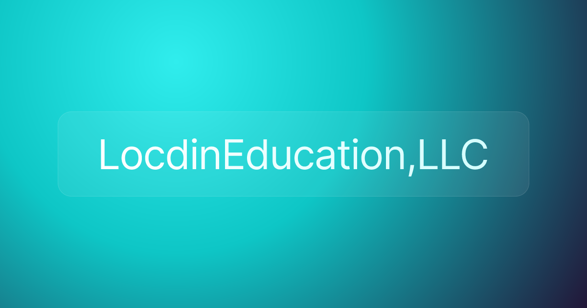 LocdinEducation,LLC