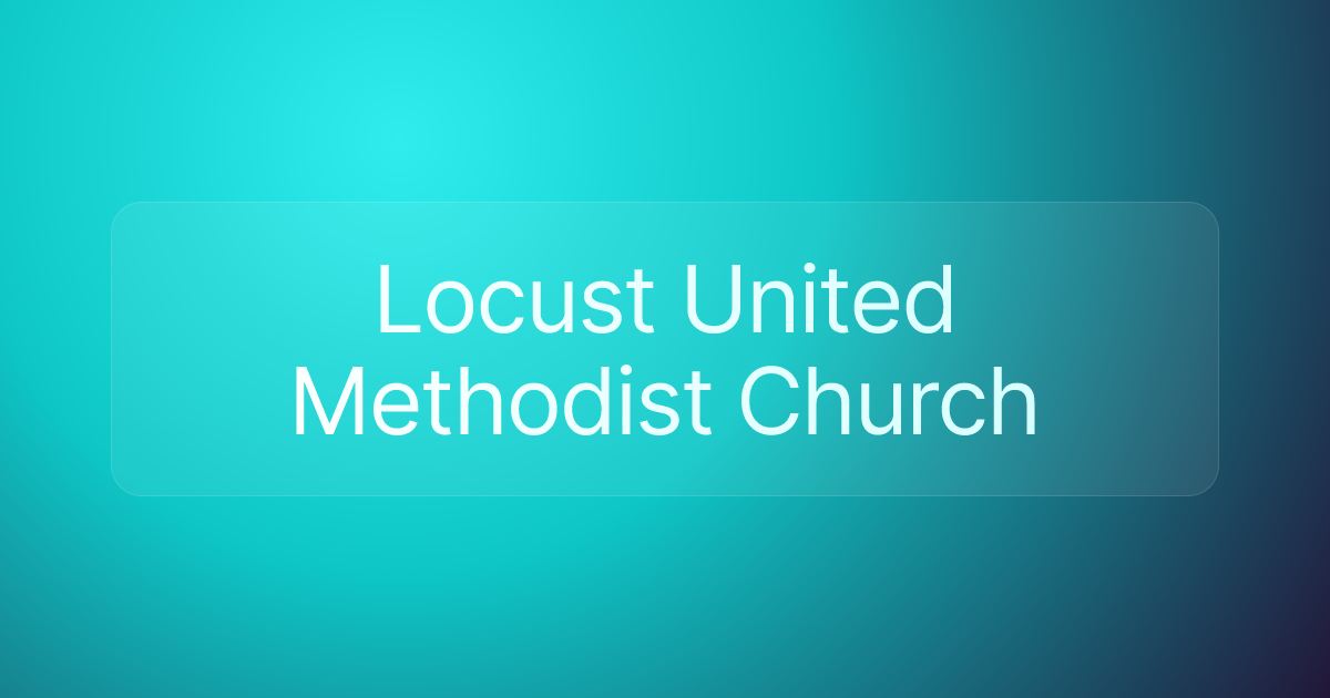 Locust United Methodist Church