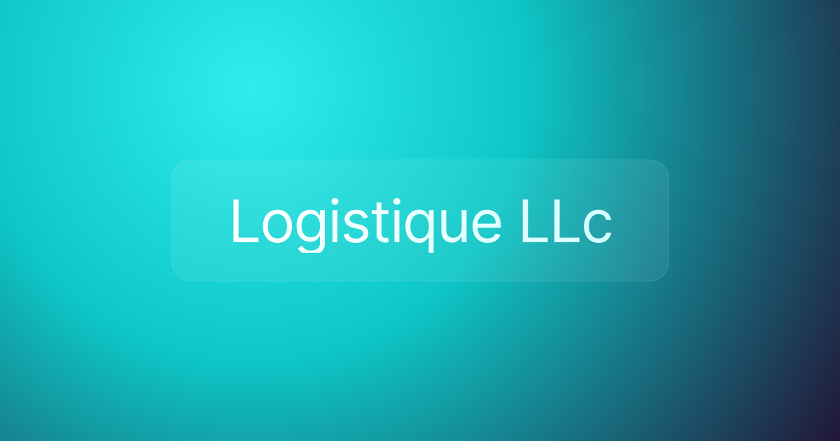 Logistique LLc