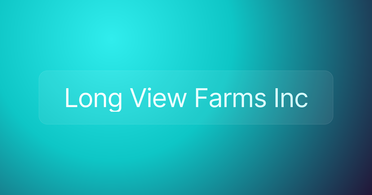 Long View Farms Inc