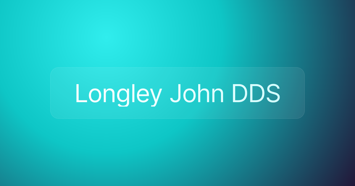 Longley John DDS