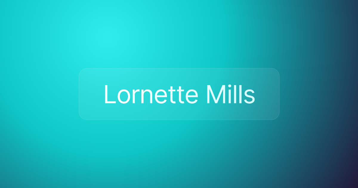 Lornette Mills