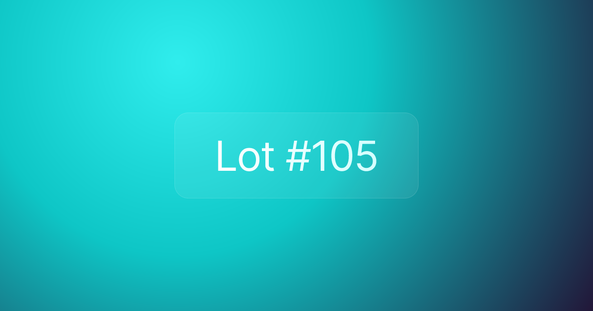 Lot #105