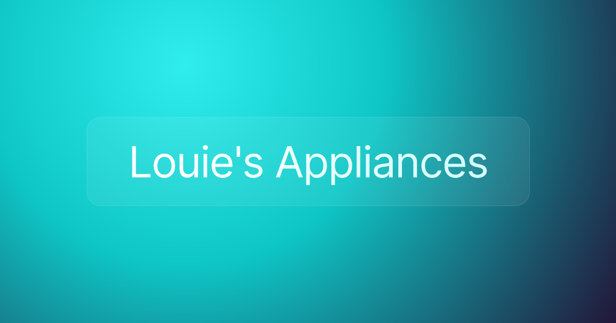 Louie's Appliances