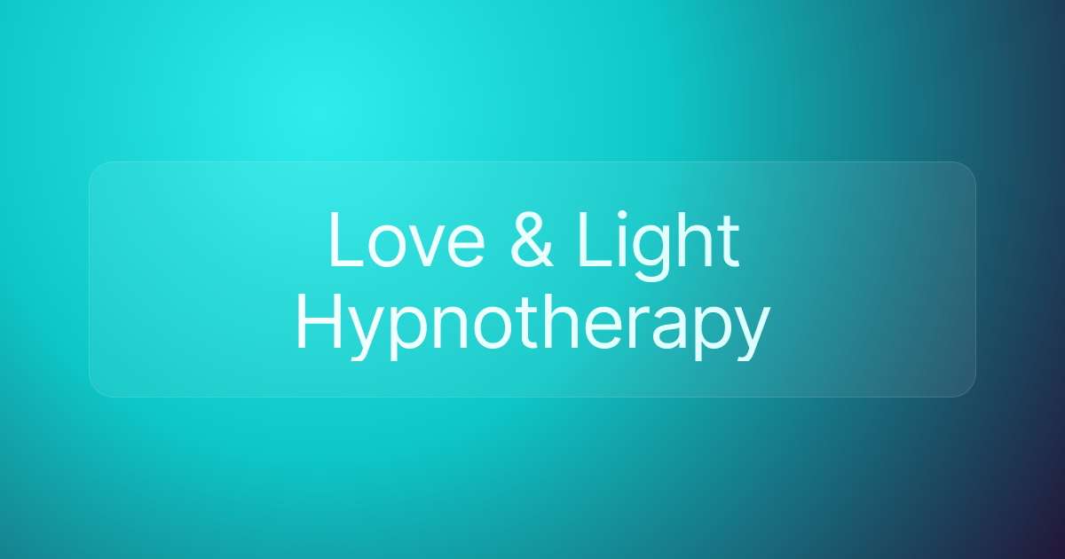 Love & Light Hypnotherapy