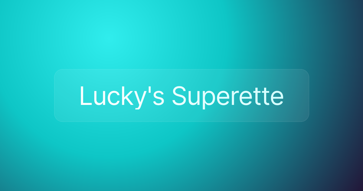 Lucky's Superette