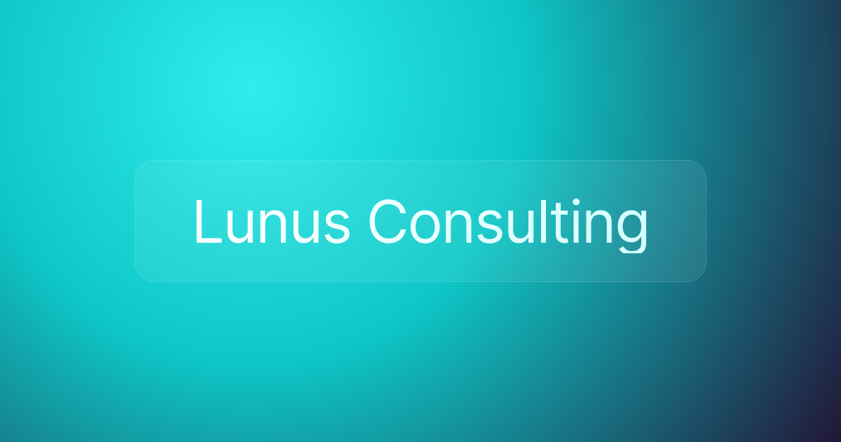 Lunus Consulting