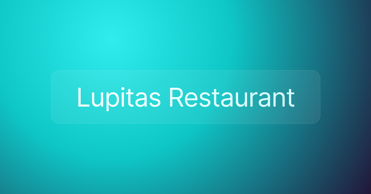 Lupitas Restaurant