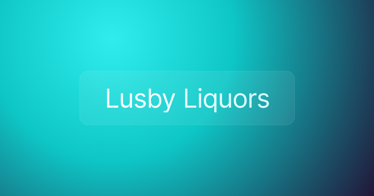Lusby Liquors