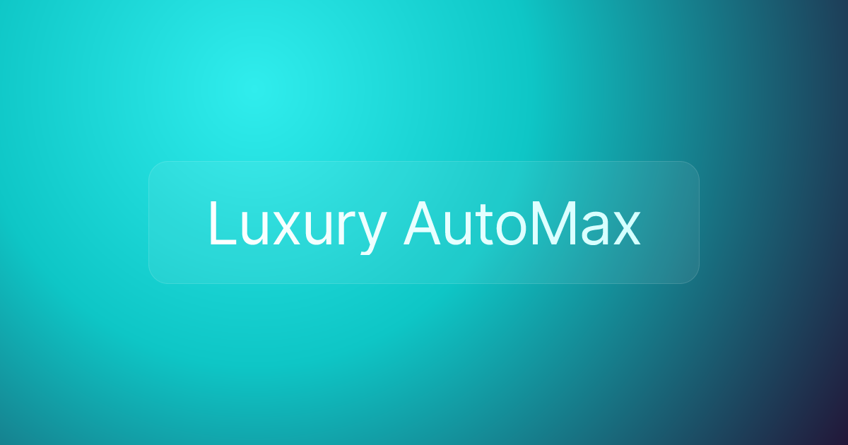 Luxury AutoMax