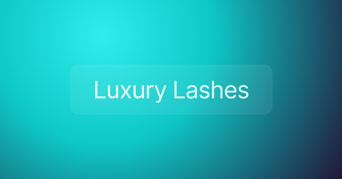 Luxury Lashes