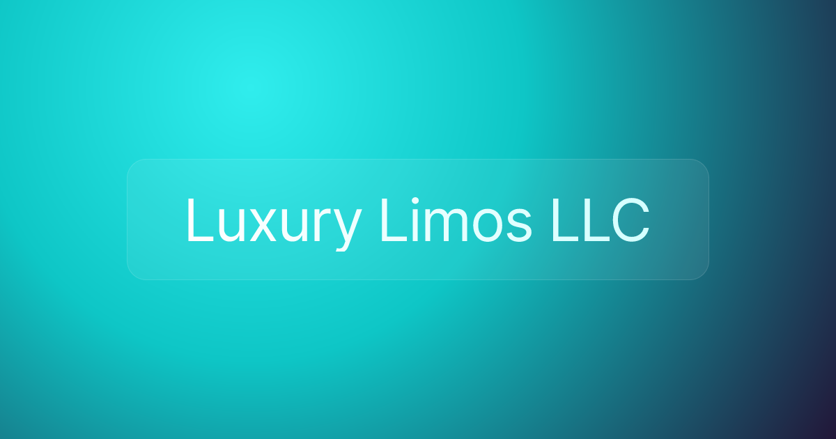 Luxury Limos LLC