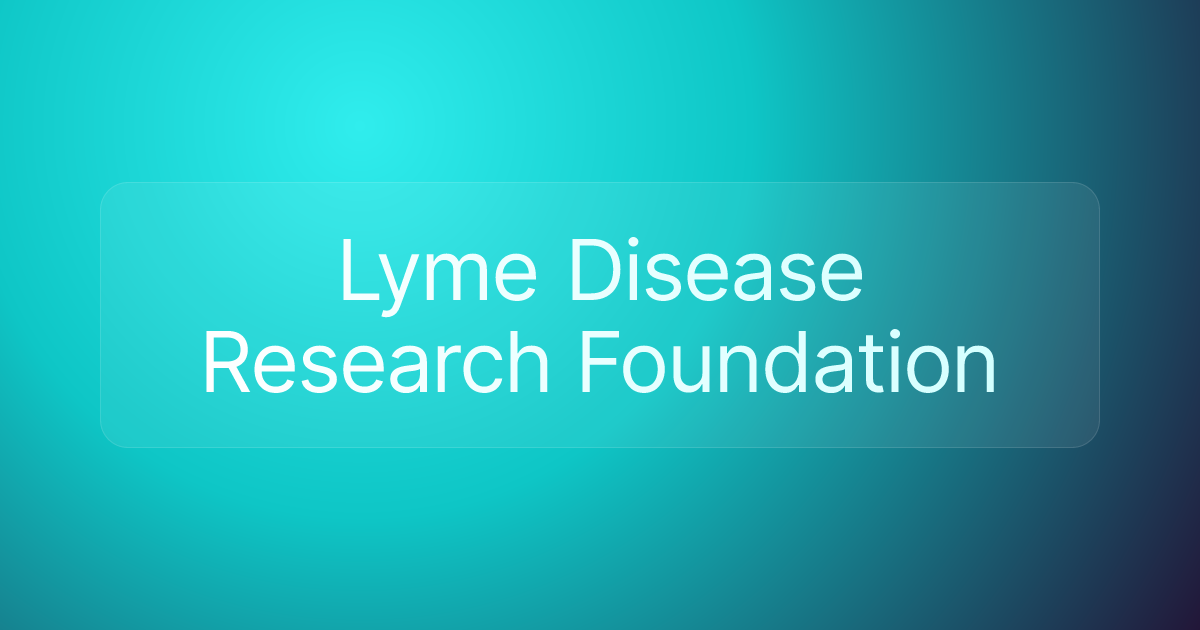 Lyme Disease Research Foundation