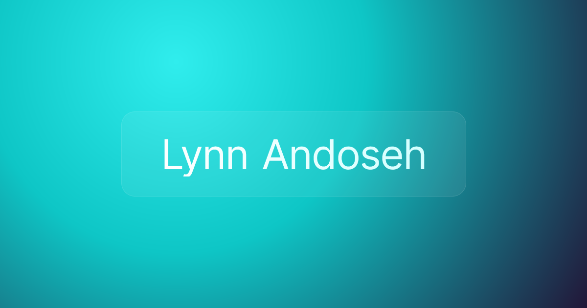 Lynn Andoseh