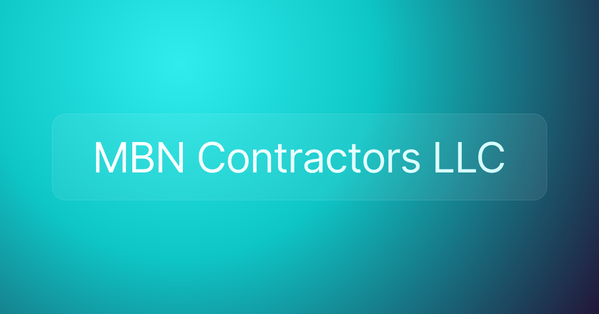 MBN Contractors LLC