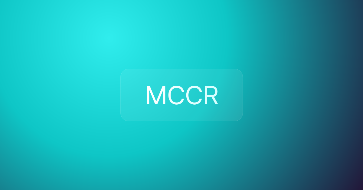 MCCR