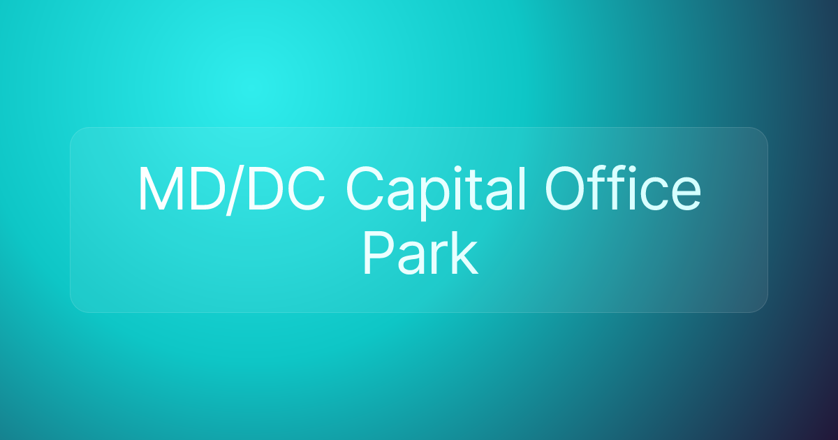MD/DC Capital Office Park
