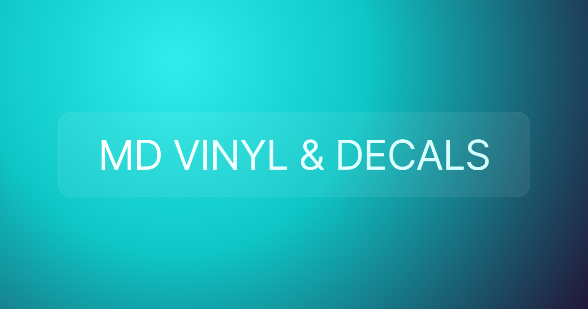 MD VINYL & DECALS