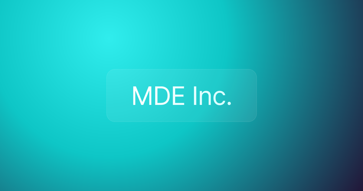 MDE Inc.
