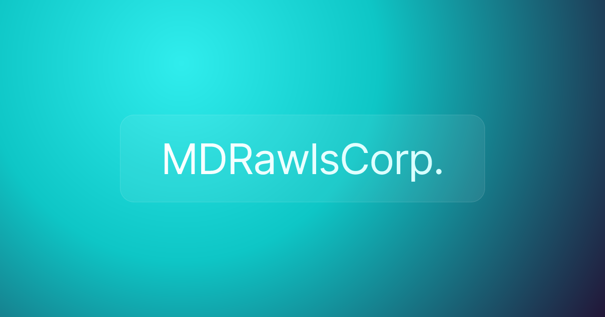 MDRawlsCorp.